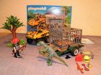 Playmobil Dinojager met vangkooi. Set 4175 met doos., Complete set, Ophalen of Verzenden, Zo goed als nieuw