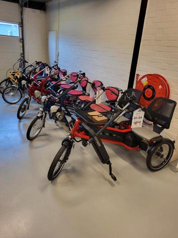 Grote voorraad nieuwe en gebruikte Duofietsen.  beschikbaar voor biedingen