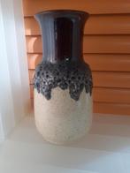 West Germany keramiek jaren 70 design lava vaas retro, Huis en Inrichting, Woonaccessoires | Vazen, Gebruikt, Overige kleuren