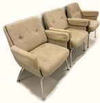 Vintage Mid-Century fauteuils (4 stuks) Deauville - Artifort, Ophalen, Gebruikt, Metaal, 50 tot 75 cm