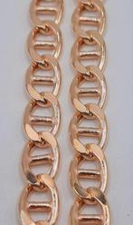 gouden platte ketting 14kt, Www.bredajuwelier.nl, Nieuw, Ophalen of Verzenden, Www.bredajuwelier.nl