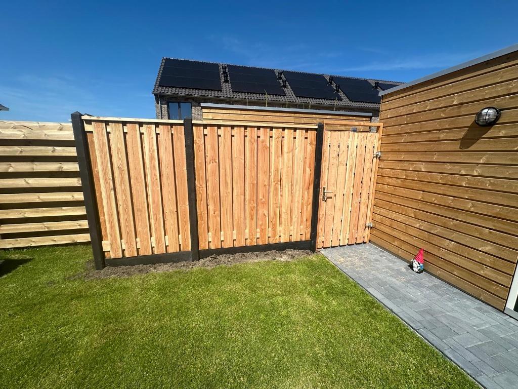 Hout-beton schuttingen, gratis offerte!, Ophalen, 1 tot 2 meter, Minder dan 3 meter, Nieuw
