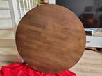 Ronde houten eettafel (Ø100 cm) Sekiz - Houtkleur : Donker H, Huis en Inrichting, Tafels | Eettafels, Ophalen, Gebruikt, 50 tot 100 cm