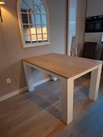 Landelijke Eeettafel 130x90., Huis en Inrichting, Tafels | Eettafels, 100 tot 150 cm, Landelijke modern, Vierkant, Zo goed als nieuw