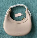 Coccinelle WHISPER hobo tas schoudertas beige rosette NIEUW, Ophalen of Verzenden, Nieuw, Beige, Leer