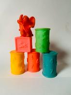 Vintage piepfiguren met Olifant babyspeelgoed