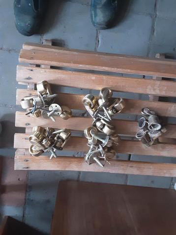 Messing wielen voor piano of stoel.  beschikbaar voor biedingen