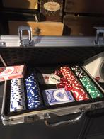 Pokerspel set in flightcase, Ophalen of Verzenden, Zo goed als nieuw
