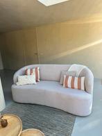 Beige bankje 190 cm, Huis en Inrichting, Ophalen, Organische vorm, scandinavisch, 150 tot 200 cm, Driepersoons