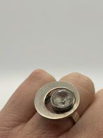 B680 Prachtige zilveren ring modernist Finse stijl, Ophalen of Verzenden, Zilver, Ring