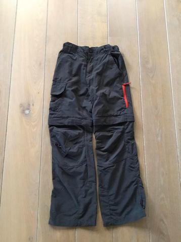 Afritsbroek Quechua donkergrijs 10-11 jr beschikbaar voor biedingen