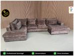 GRATIS LEVERING U-bank Velvet 395x220x180 GEREINIGD, 300 cm of meer, Ophalen of Verzenden, Zo goed als nieuw, 150 cm of meer