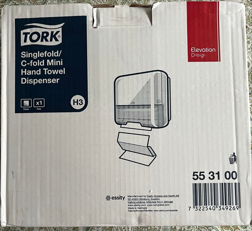 Tork Handdoek Dispenser Nieuw in Doos, Ophalen of Verzenden, Nieuw