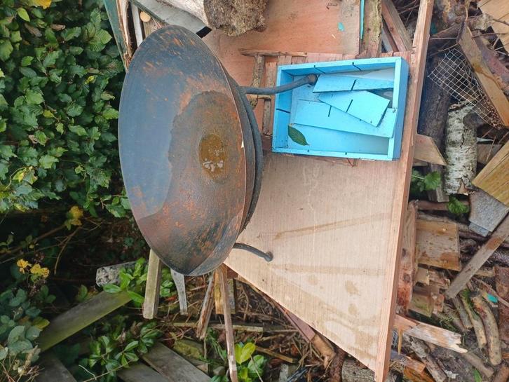 vuurschaal met stander, Tuin en Terras, Tuinhaarden, Gebruikt, Ophalen