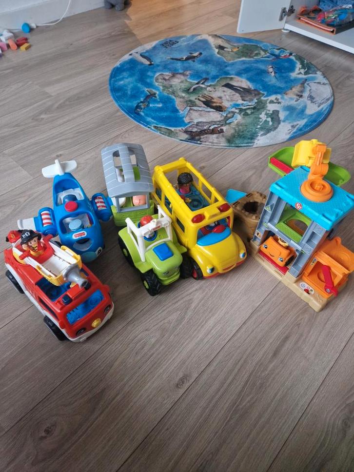 Little People Voertuigen & Bouwplaats - Compleet Pakket, Kinderen en Baby's, Speelgoed | Speelgoedvoertuigen, Gebruikt, Ophalen