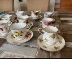 Vintage Engelse Theekopjes met Bloemmotief, Ophalen