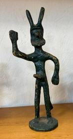 Bronzen Beeldje met Konijnenoren, Ophalen of Verzenden