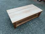 Blank teak hout salontafel 140x70x40, 50 tot 100 cm, Minder dan 50 cm, 100 tot 150 cm, Teakhout