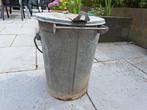 Zinken vuilnisemmer Marken - vintage/brocante, Tuin en Terras, Gebruikt, Minder dan 30 cm, Minder dan 60 cm, Rond