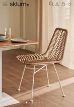 SKLUM rotan eettafel stoelen set van 4, Bruin, Riet of Rotan, Ophalen of Verzenden, Zo goed als nieuw