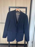 Colbert - Blauw met oranje accenten in de voering/knopen 50, Kleding | Heren, Ophalen of Verzenden, Zo goed als nieuw, Maat 52/54 (L)