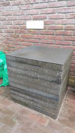 Mooie kwaliteit betonnen terrastegels - antraciet 60x60x6, Tuin en Terras, Tegels en Klinkers, Ophalen, Zo goed als nieuw, Minder dan 5 m²