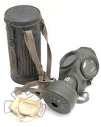 Wehrmacht Gasmask Set, Verzenden, Landmacht, Duitsland, Overige typen