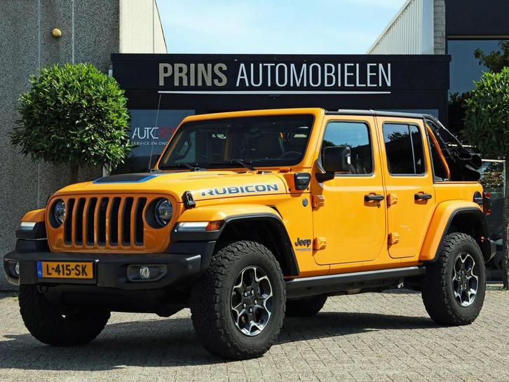 Jeep Wrangler Unlimited 4xe 380 Rubicon Dualtop|Soft+Hardtop, Auto's, Jeep, Bedrijf, Te koop, Wrangler, 4x4, ABS, Achteruitrijcamera