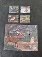 Portugal: Serie en blok uit 2022. De jacht op dieren., Ophalen of Verzenden, Portugal, Postfris