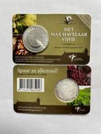 2010 zwaar verzilverde 5 euro munt Het Max Havelaar Vijfje, Setje, Euro's, Ophalen of Verzenden, Koningin Beatrix