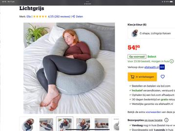 Zwangerschapskussen ongebruikt beschikbaar voor biedingen