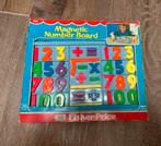 Fisher Prive vintage magnetisch nummerbord, Ophalen, 10 tot 50 stukjes, Zo goed als nieuw, 4 tot 6 jaar