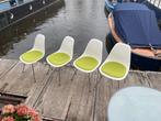 4x Eames stoel DSX Vitra, Huis en Inrichting, Ophalen, Kunststof, Gebruikt, Wit