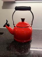 Le creuset fluitketel, Witgoed en Apparatuur, Waterkokers, 1 tot 2 liter, Ophalen of Verzenden, Zo goed als nieuw