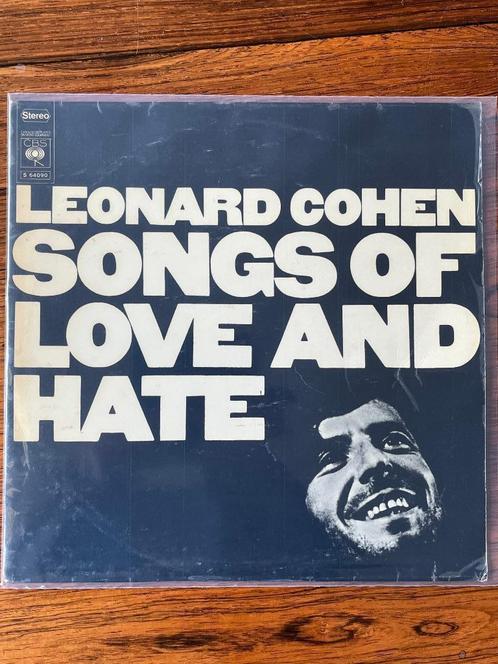 Leonard Cohen Songs of love and hate vinyl lp eerste persing, Cd's en Dvd's, Vinyl | Pop, Gebruikt, 1960 tot 1980, 12 inch, Ophalen of Verzenden