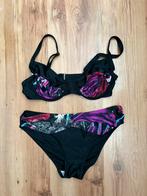 Bikini zwart / kleur accent beugels - Lentiginni - maat 40 C, Lentiginni, Zwart, Ophalen of Verzenden, Bikini