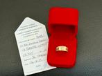 Rolex ring 18K goud met natuurlijke diamant en certificaat!, Sieraden, Tassen en Uiterlijk, Ringen, 18 tot 19, Heer, Ophalen of Verzenden