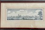 ingelijste reproductie gravure met de titel HARDERVICVM, Antiek en Kunst, Ophalen of Verzenden
