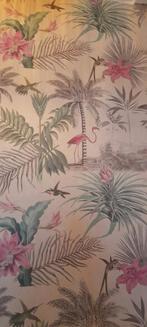 Rol vliesbehang. Supermooi motief, oa flamingo's, Ophalen