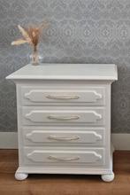 Gerestaureerd wit ladekastje – stijlvol & klaar voor gebruik, Ophalen of Verzenden, 25 tot 50 cm, 50 tot 100 cm, Minder dan 100 cm