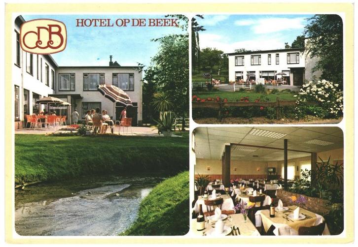 909929 Schin op Geul Limburg Hotel op de Beek Postzegel afge, Verzamelen, Ansichtkaarten | Nederland, Gelopen, Limburg, 1960 tot 1980