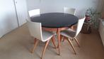 6 vintage stoelen van CJ van Os Culemborg, Huis en Inrichting, Tafels | Eettafels, Ophalen, Gebruikt, Rond, Vijf personen of meer