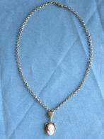 Antieke hals ketting met camee hanger in 14 karaat goud, Sieraden, Tassen en Uiterlijk, Antieke sieraden, Ophalen of Verzenden