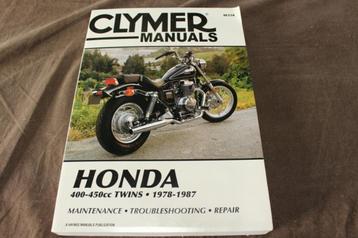 Honda 400 450 twins 1978 - 1987 werkplaatsboek Rebel manual beschikbaar voor biedingen