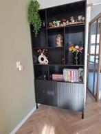 Woood Gravure boekenkast, Huis en Inrichting, Ophalen, Met plank(en), Eikenhout, 50 tot 100 cm