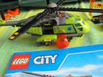 LEGO City 60123 Vulkaan Helikopter, Kinderen en Baby's, Speelgoed | Duplo en Lego, Ophalen of Verzenden, Gebruikt, Complete set