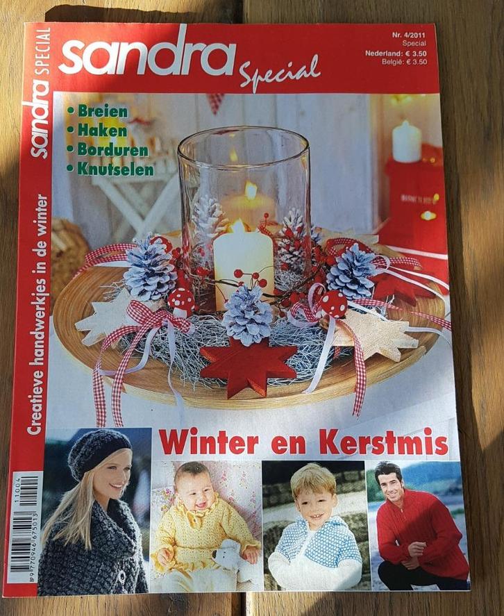 Sandra Special. Kerstmis en Winter. Breien, haken, borduren, Boeken, Hobby en Vrije tijd, Nieuw, Breien en Haken, Ophalen of Verzenden