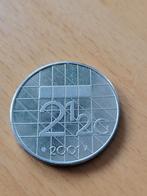 Munt van 2 1/2 Gulden 2001 Beatrix, Ophalen of Verzenden, Koningin Beatrix, Overige waardes, Losse munt