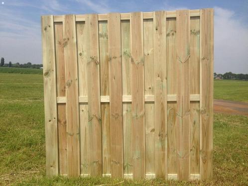 Voordelige Schuttingen €29.50 per m1 Geimpregneerd, Tuin en Terras, Tuinschermen, Nieuw, Hout, 100 tot 150 cm, 200 cm of meer