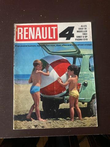 Renault 4 Reclamefolder 1969 beschikbaar voor biedingen
